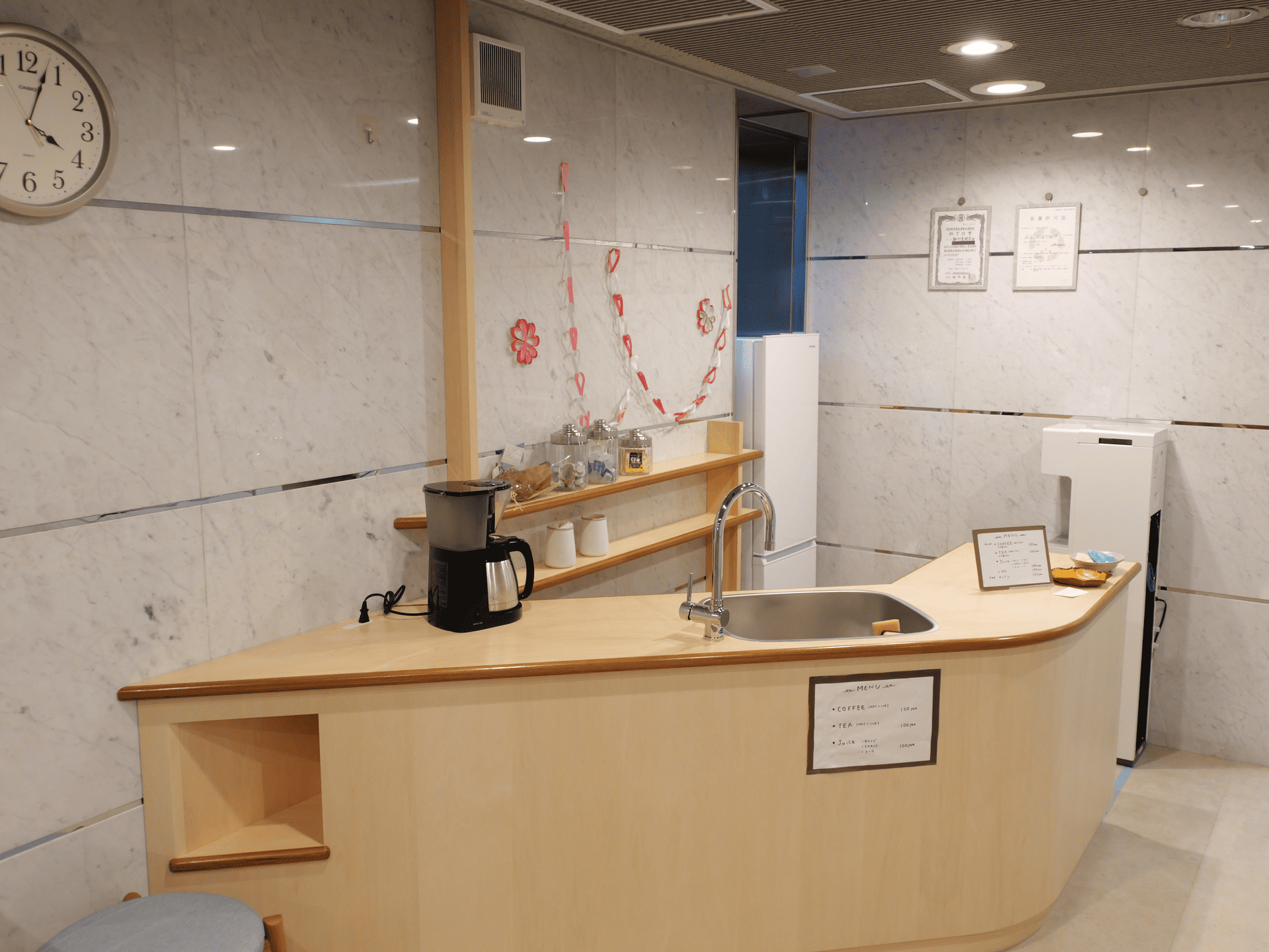 maru cafe 店内